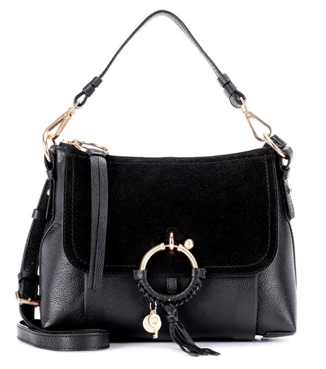 chloe black suede bag.